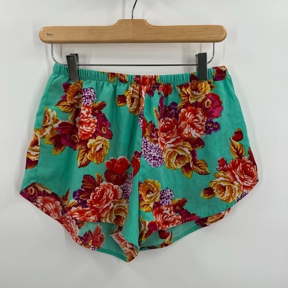 Ambiance Apparel Floral Shorts Ladies Medium - Picture 1 of 4